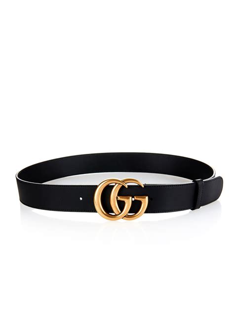 gucci mens black leather belt|gg belt men.